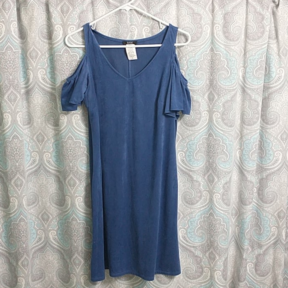 Blue Polyester Dress - Picture 2 of 3
